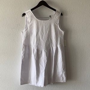 White Open Back Romper